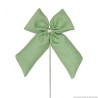 Stick fiocco in tessuto 12x17cm 4pz. Green